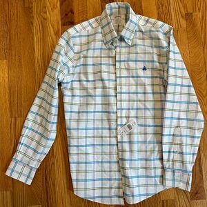 Brooks brothers men’s dress shirt S regent fit